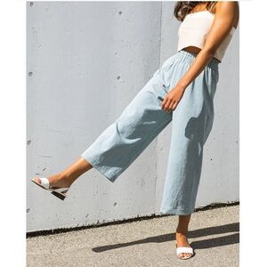 NWOT - Harly Jae - Aura Pants - Light Denim - size small